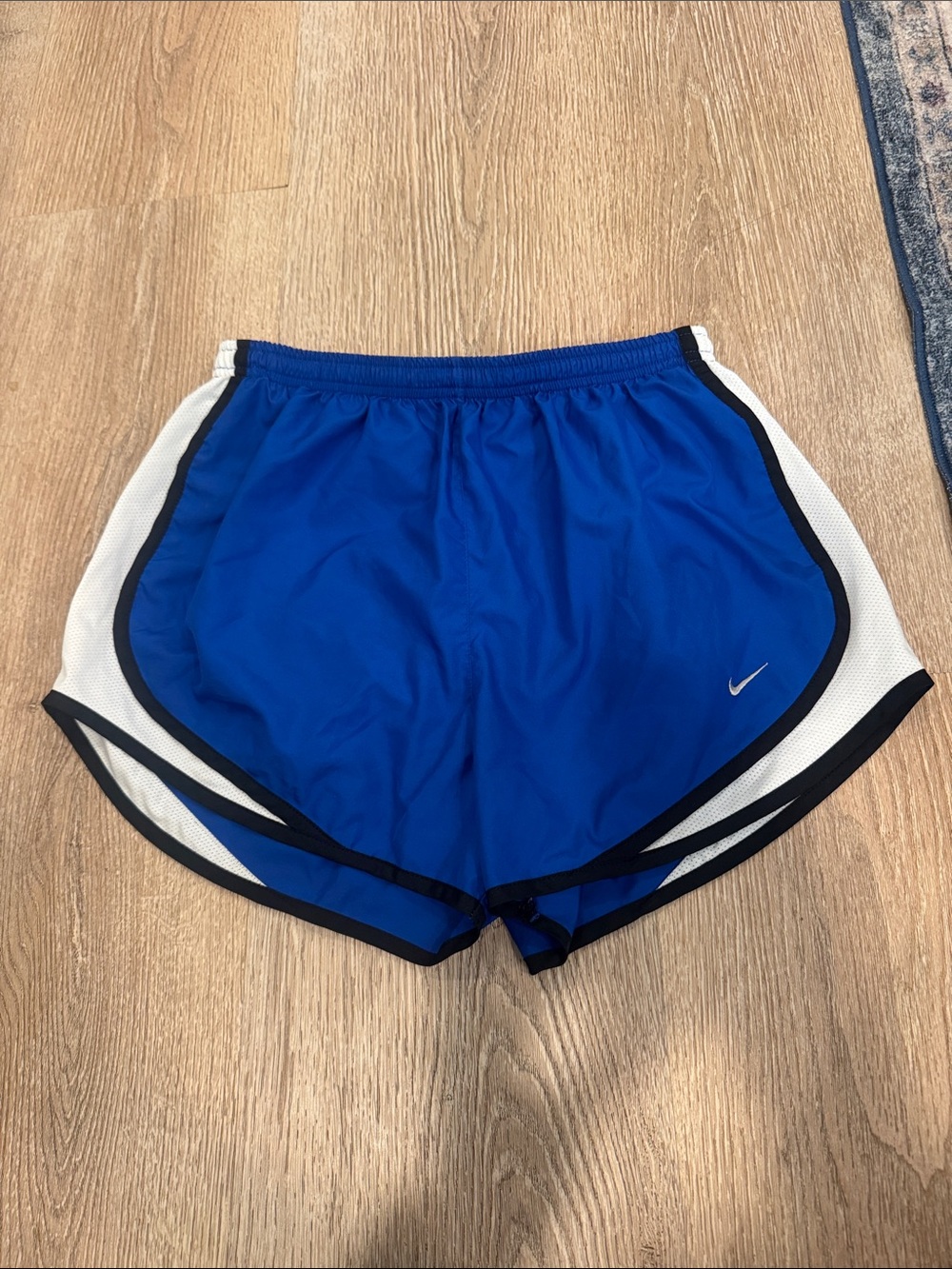 Nike Women’s Royal Blue Athletic Shorts with White Panels